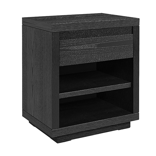 Artwood Hunter Bedside Table - Black