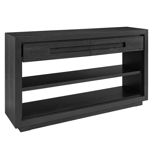 Artwood Hunter Console with Drawers – Black