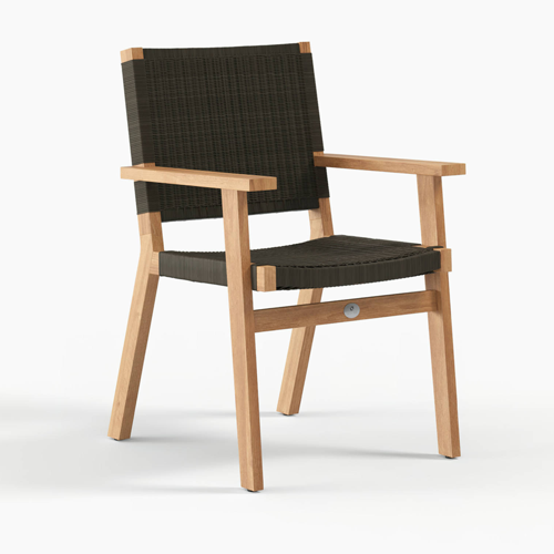 Devon Jackson Outdoor Carver Chair - Grey