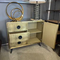 Jet Cabinet in Vintage Brass