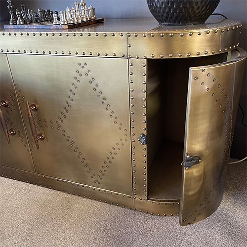Jet Sideboard in Vintage Brass