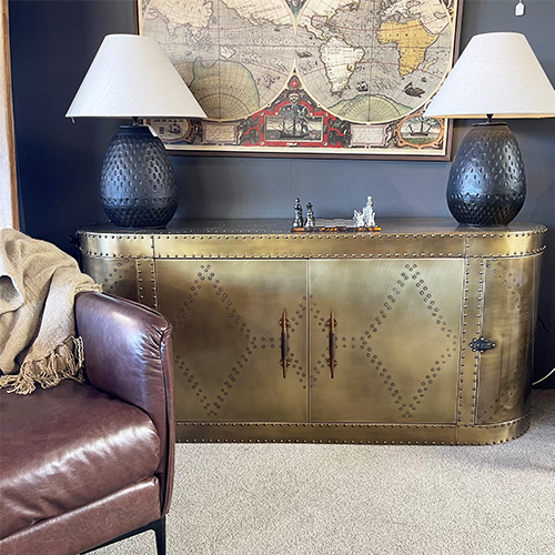 Jet Sideboard in Vintage Brass