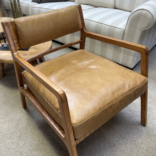 Kansas Leather Armchair - Tan