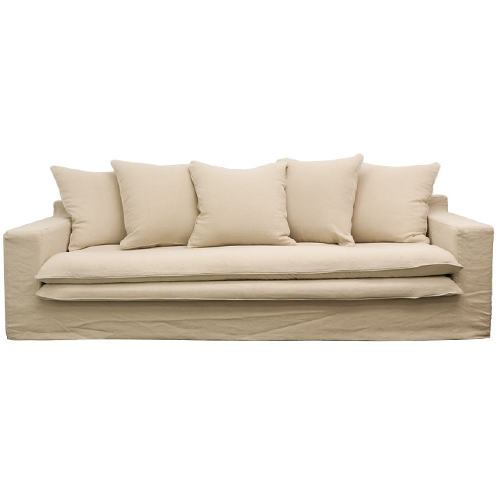 Keely Slipcover Sofa - Oatmeal