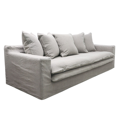 Keely Slipcover Sofa - Cement