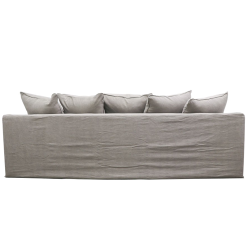 Keely 3 Seater Slipcover Sofa - Grey
