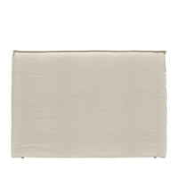 Keely Natural Slipcover Headboard - Queen
