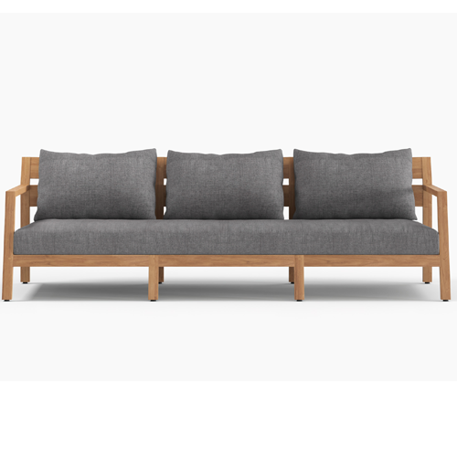 Devon Kisbee Outdoor 3 Seater Sofa  - 'Cast Slate'