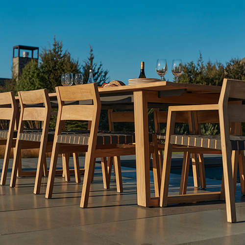 Devon Kisbee Teak Outdoor Dining Table - 2700