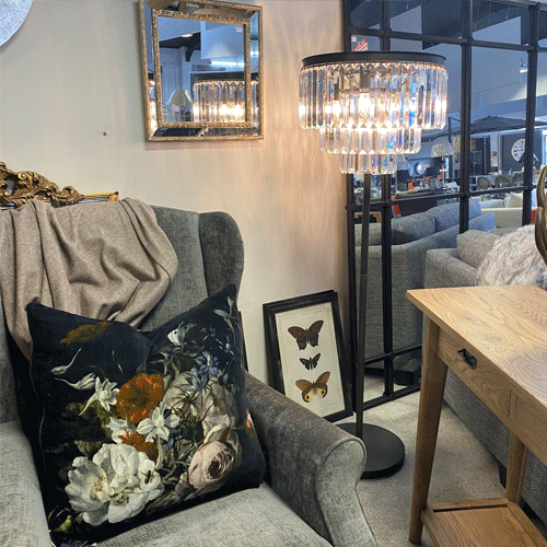 Crystal Floor Lamp