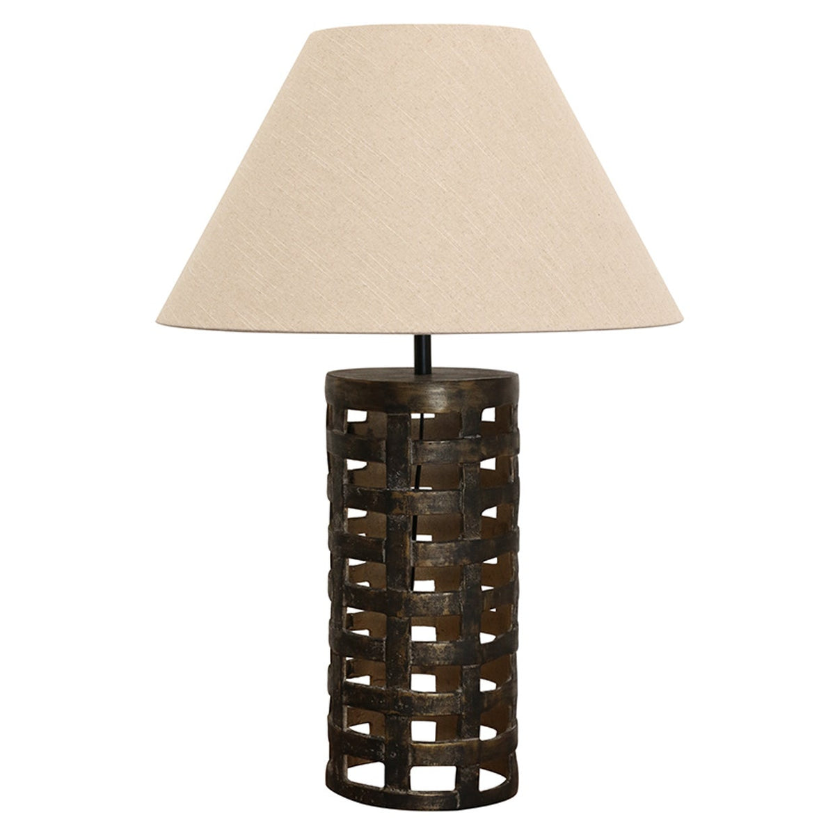 Lattice Lamp with Shade