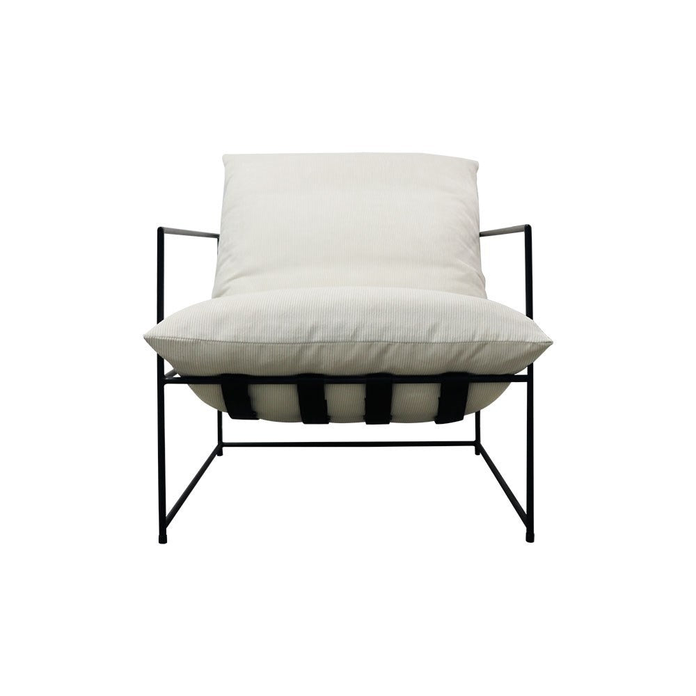 Lauro Club Chair Cord - Cream