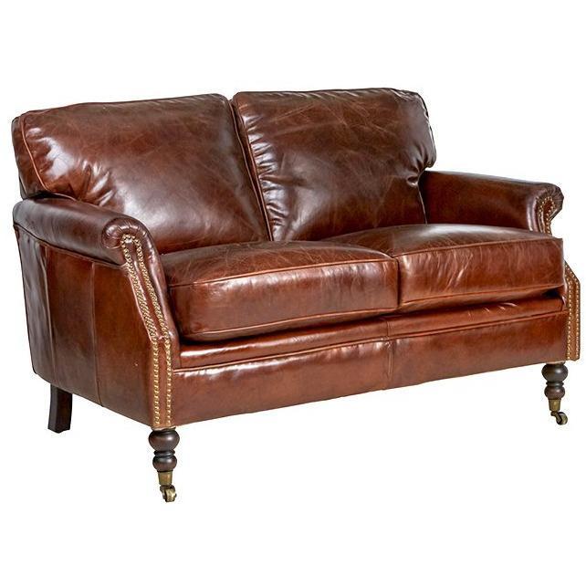 Wiltshire 2 Seater Sofa - Aged Brown