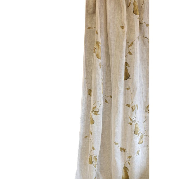Branche de Poire Linen Curtains - Set of 2