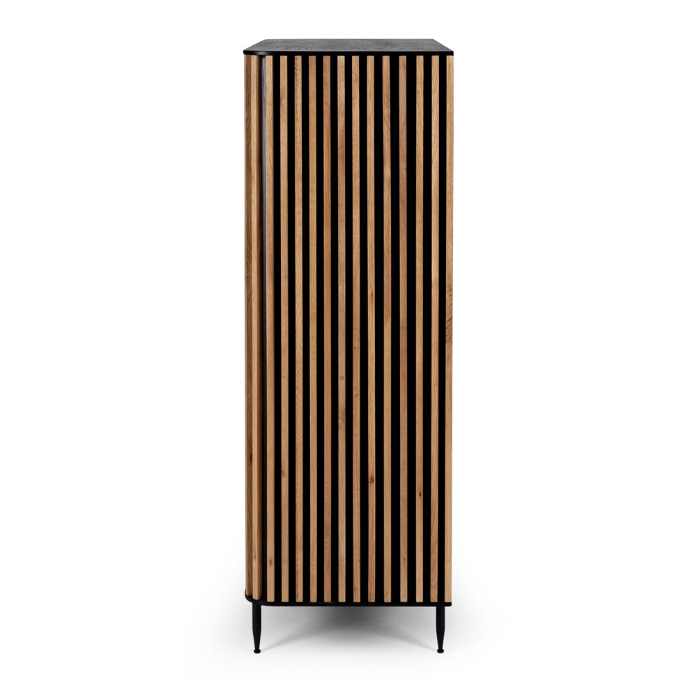 Bauhaus Cabinet - Black & Oak