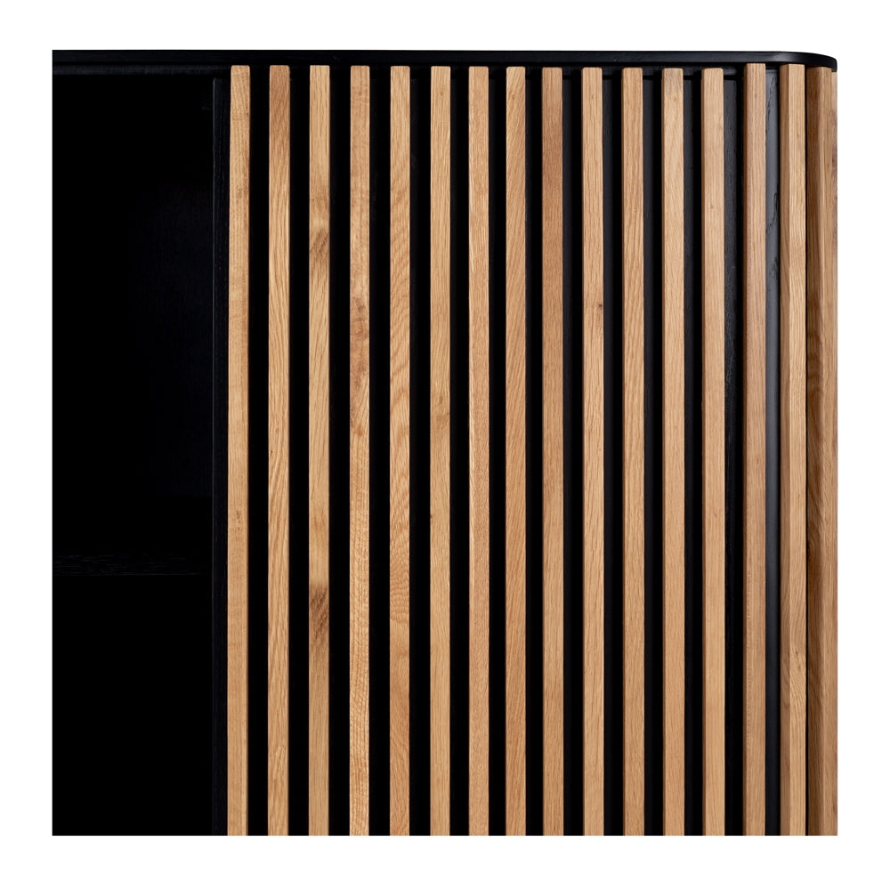 Bauhaus Cabinet - Black & Oak