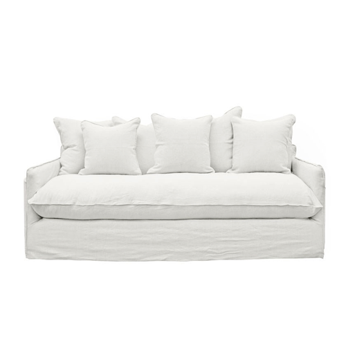 Lotus 2 Seater Slipcover Sofa - White