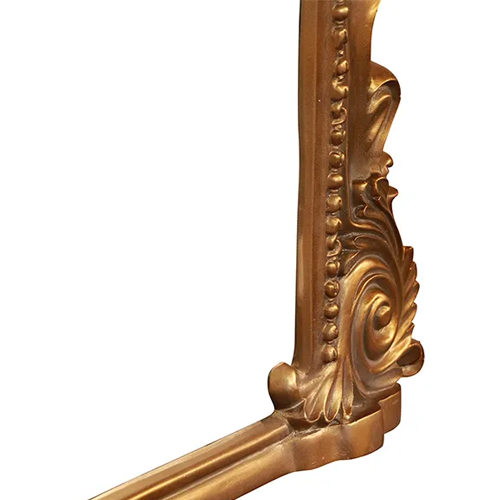 Bella Vita Mantle Mirror - Antique Gold Finish - 150cm