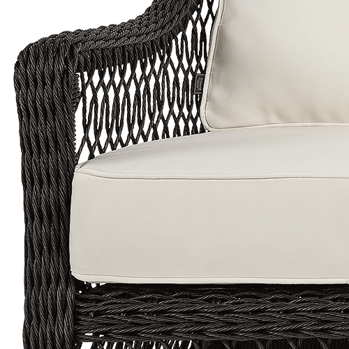 Artwood Marbella Outdoor Sofa - Black Twist