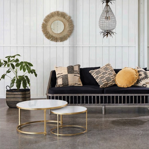 Marble nest of coffee tables hotsell