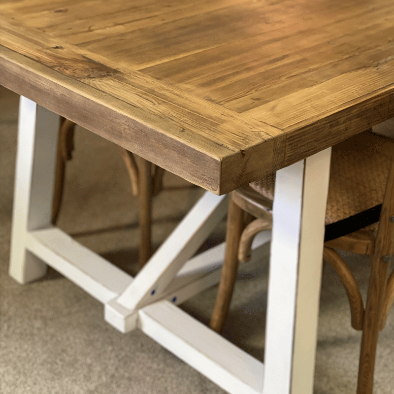 Marcel Dining Table - White - 240cm