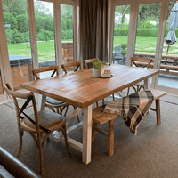 Marcel Dining Table - White - 240cm
