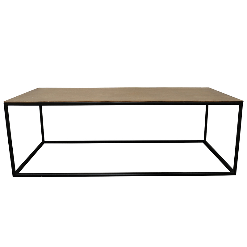 Marlo Coffee Table - Antique Brass Finish