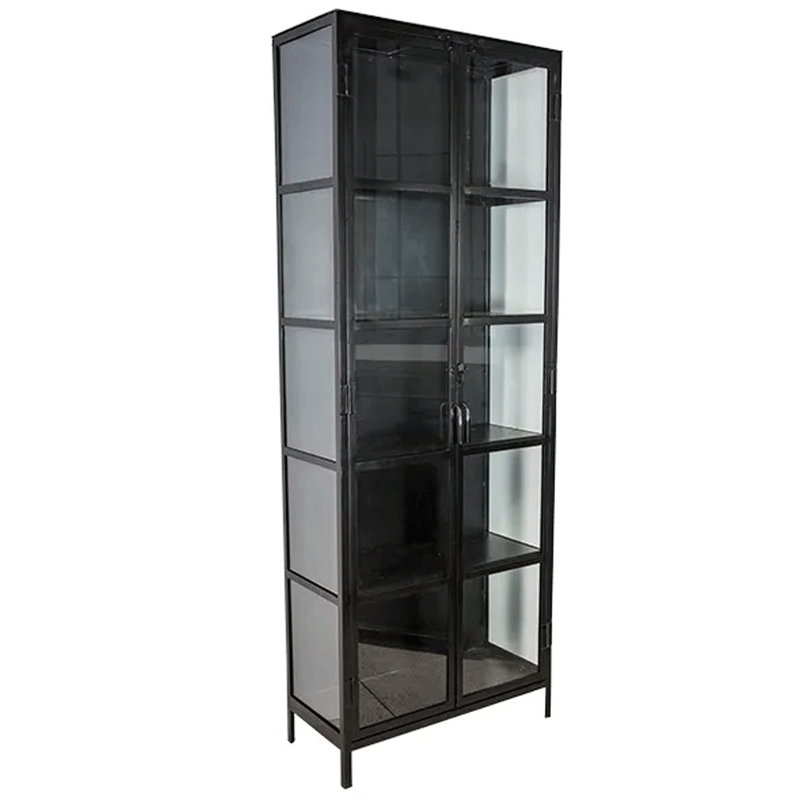 Matrix Metal Glass Cabinet