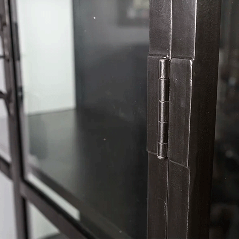 Matrix Metal Glass Cabinet