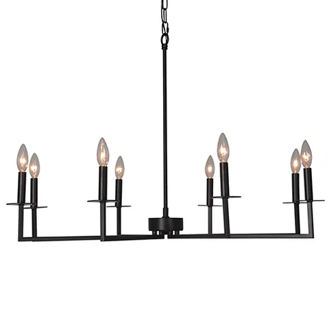 Petite Veneto Chandelier - Two Tone Taupe with Glass Crystals