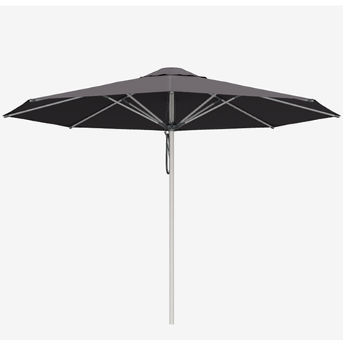 Shade7 Milan Outdoor Umbrella - Charcoal - 3.0m Square