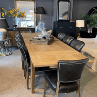 Hartley Double Extension Dining Table - 1.8m - 2.3m - 2.8m