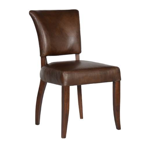 Halo Mimi Dining Chair - Riders Cocoa with Antique Oak