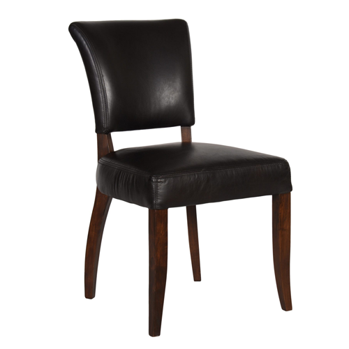 Halo Mimi Dining Chair - Riders Black with Antique Oak