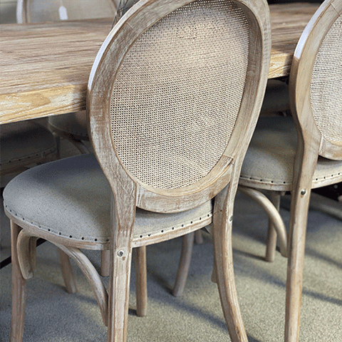 Marcel Cross Back Dining Chair - Black with Metal Cross – Greenslades Furniture