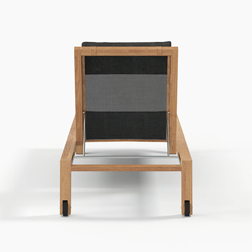 Devon Mokaui Outdoor Sun Lounger - Ebony