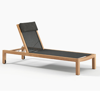 Devon Mokaui Outdoor Sun Lounger - Ebony