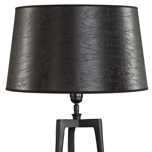 Artwood Montone Lamp + Leather Shade