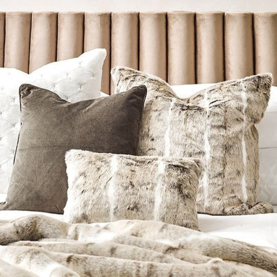 Heirloom Euro Cushion + Feather Inner - Mountain Rabbit
