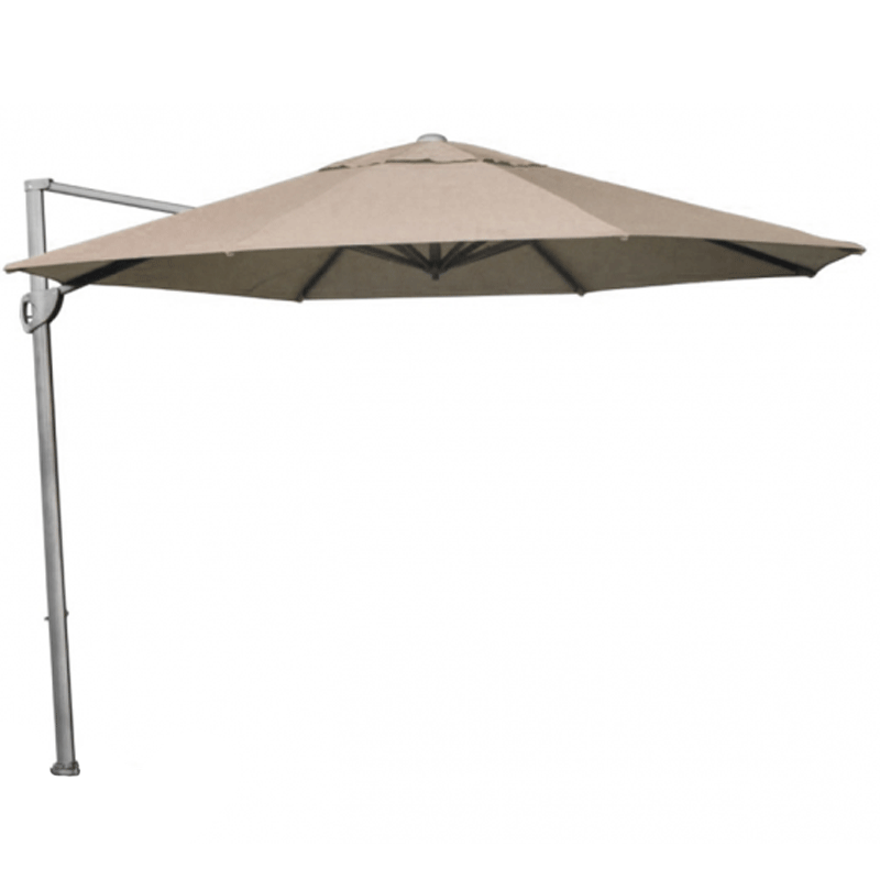 Shelta Navare Cantilever Umbrella - O'bravia™ Fabric - 3.3m Octagonal - Taupe