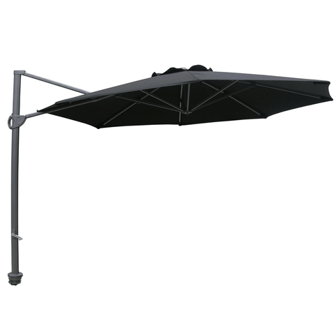 Shelta Navare Cantilever Umbrella - O'bravia™ Fabric - 3.3m Octagonal - Platinum