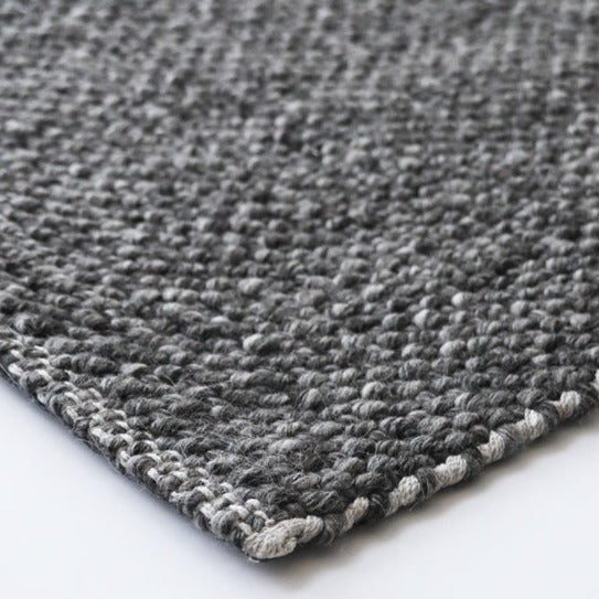 Baya Nebraska Floor Rug - Charcoal - 160cm x 230cm