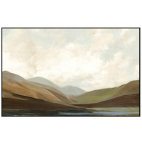 Neutral Fields Framed Canvas Wall Art