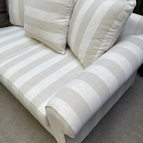 Nottingham Rolled Arm Sofa In Striped