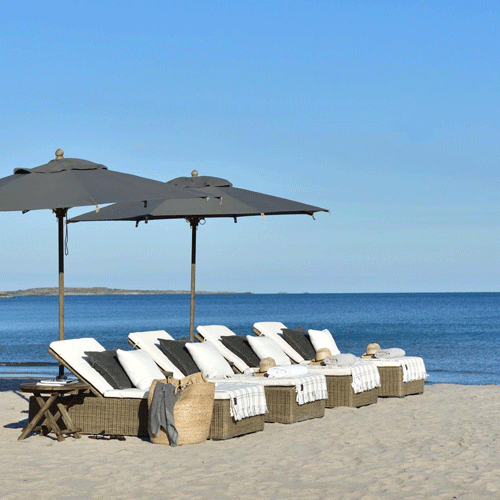 Artwood Orlando Outdoor Lounger - Vintage