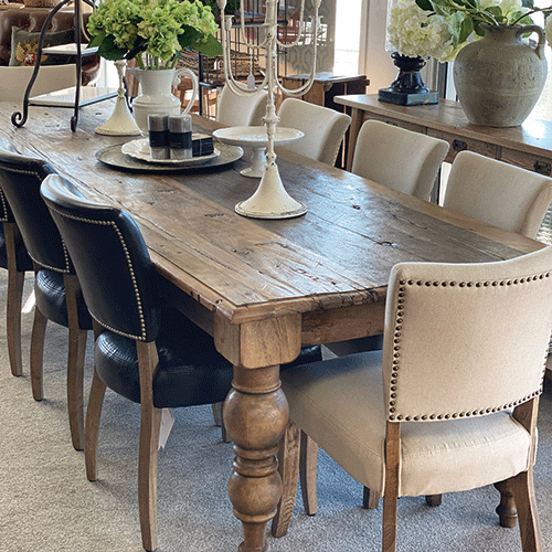 Natural linen dining chairs deals