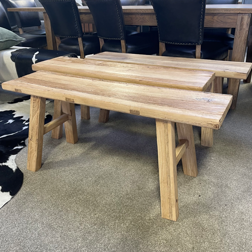 Pavia Elm Bench - 110cm