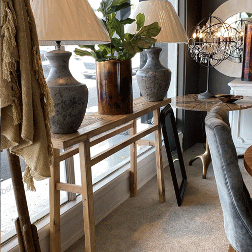 Pavia Rustic Wooden Console Table Natural - 150cm