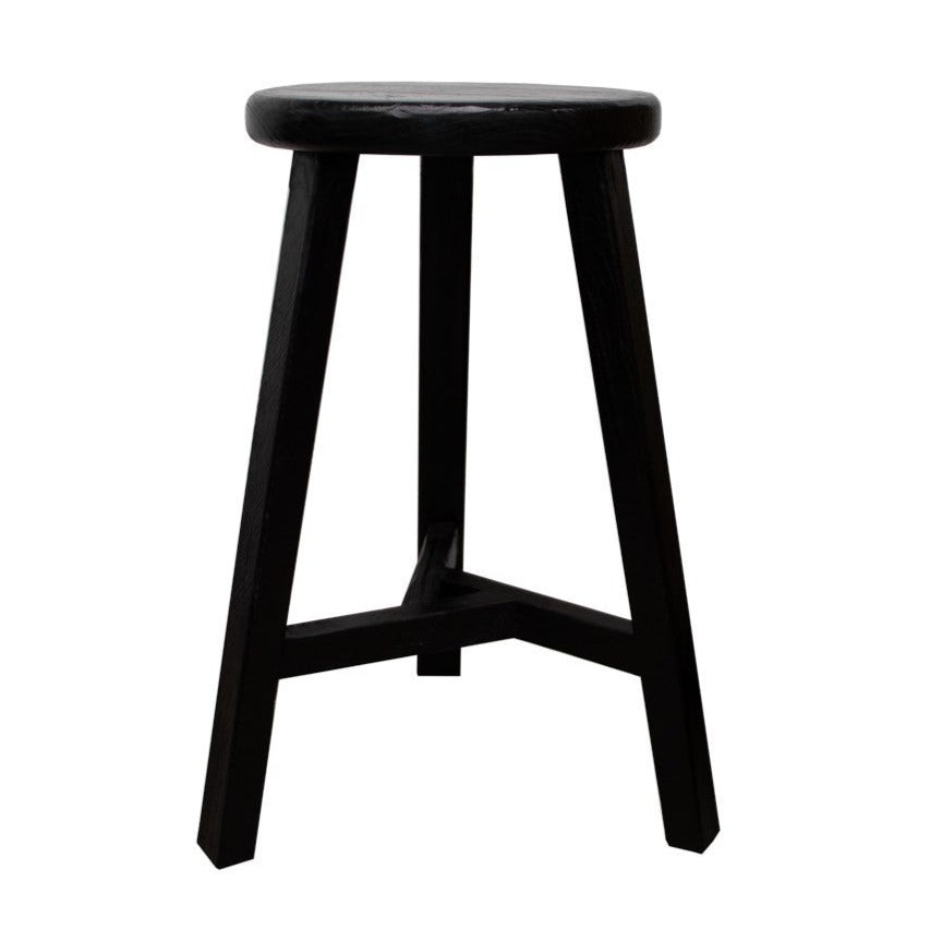 Pavia Barstool - Round - Black