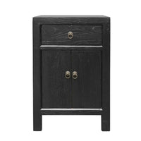 Pavia Bedside Table Medium - Black